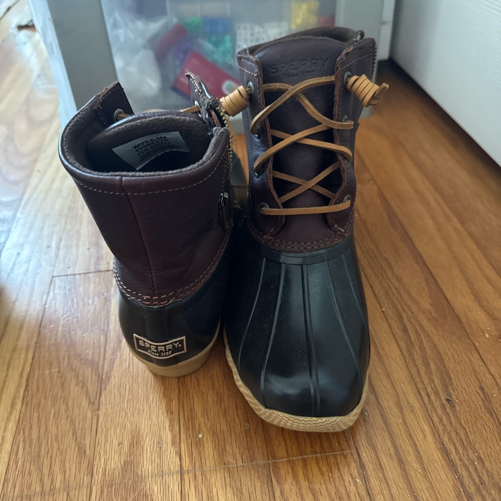 Sperry Kids Brown and Black Boots